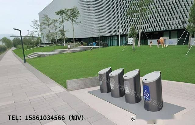 下沉式地下垃圾桶不占地面空间，地埋垃圾桶减少视觉污染