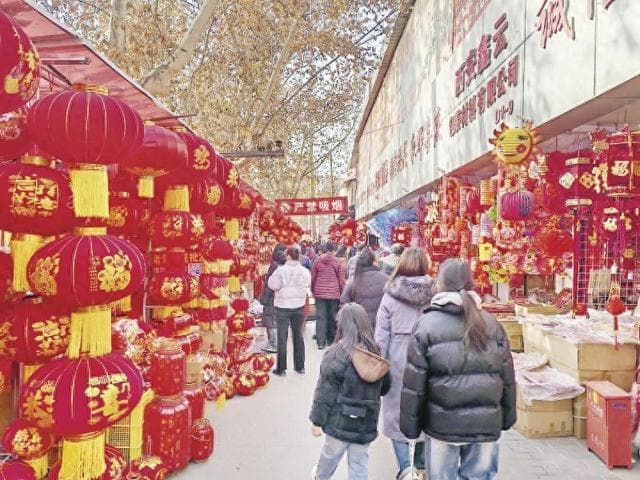 西安灯笼市场销售火爆，日均销量破万