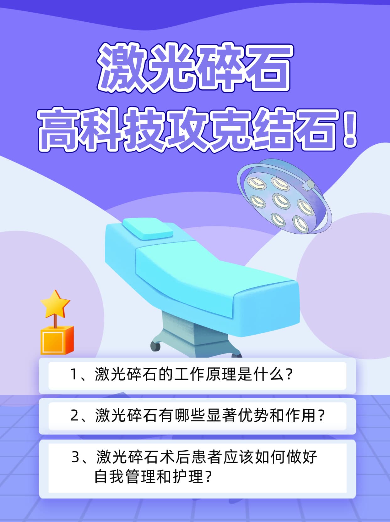 激光碎石：高科技攻克结石！