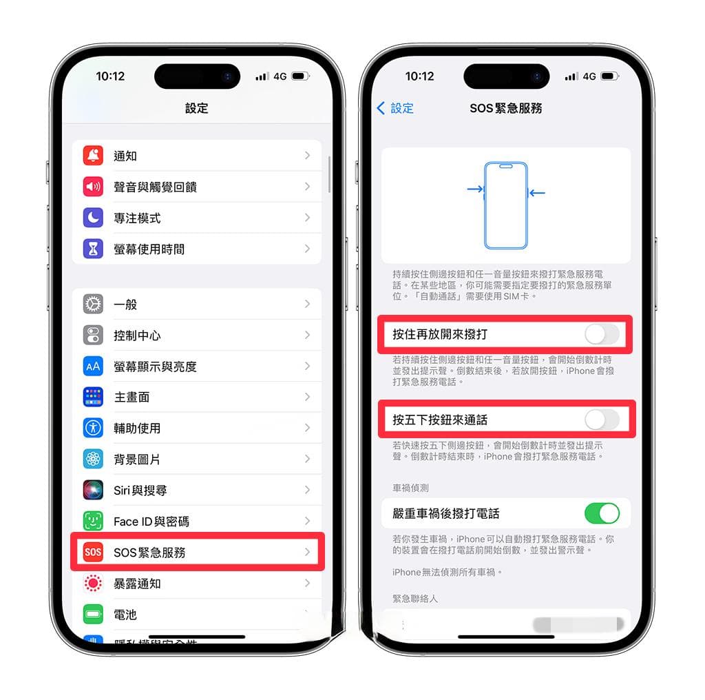 iPhone SOS 紧急服务关闭教程，避免误拨打 iPhone紧急服务电话