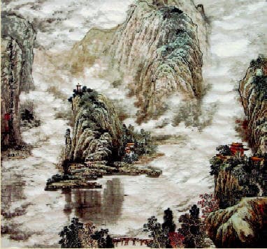 “三山半落青天外，一水中分白鹭洲。”李白《登金陵凤凰台》翻译赏析