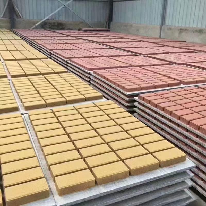 透水砖生产工艺的五步法