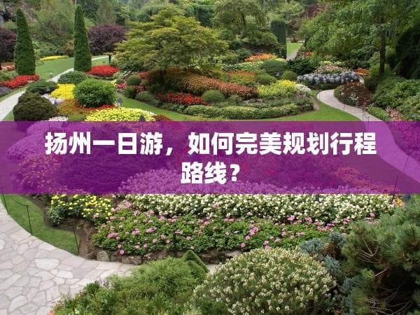 扬州一日游，如何完美规划行程路线？