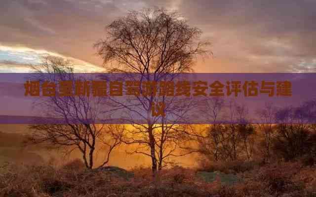 烟台至新疆自驾游路线安全评估与建议