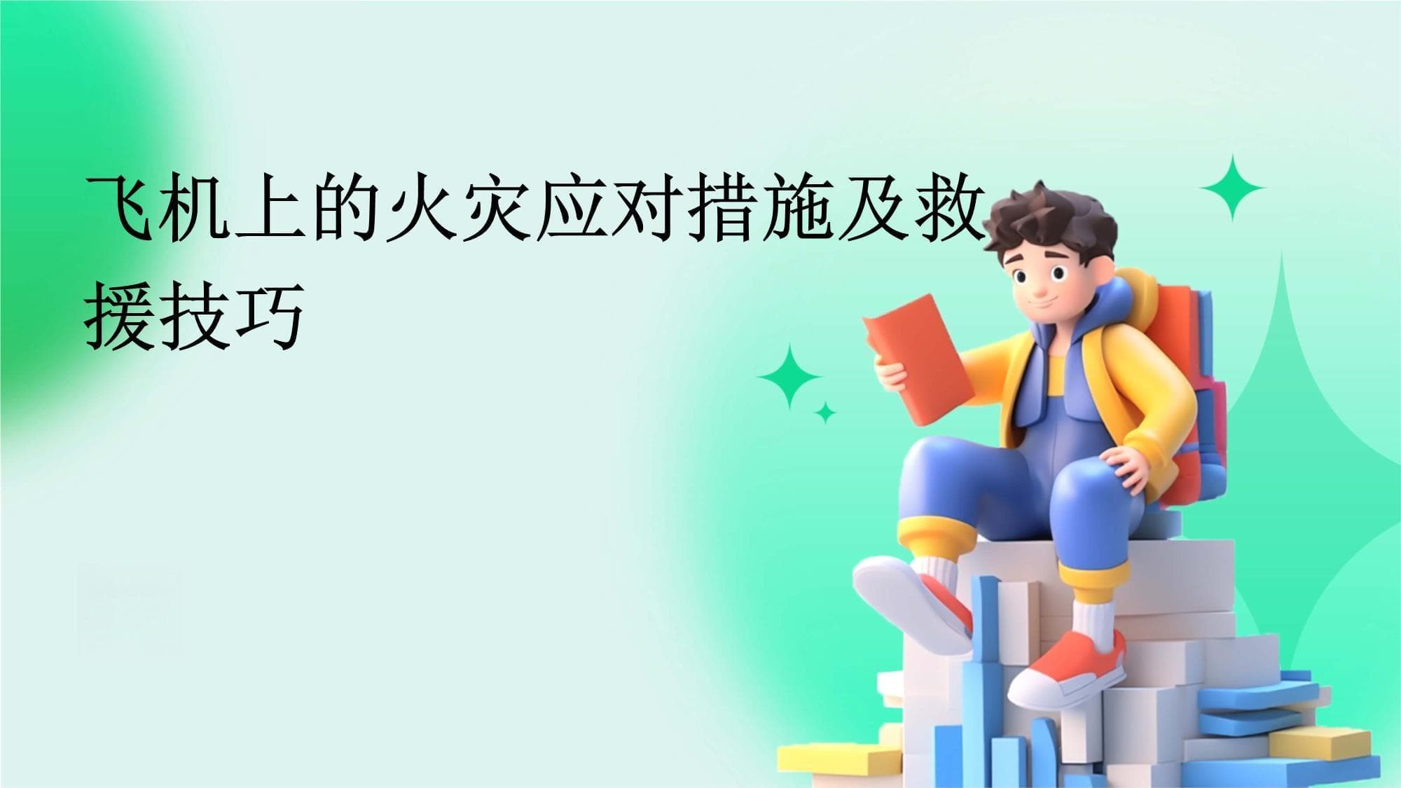 飞机上的火灾应对措施及救援技巧