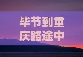 毕节到重庆路途中的景点及沿途旅游景点一览