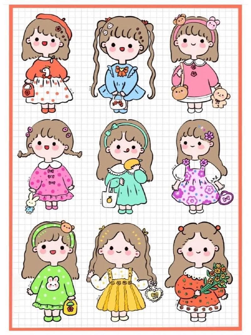 小人简笔画大全：最简单可爱的小人画法合集