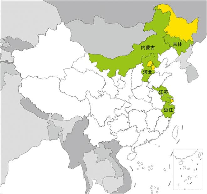 我国各省市“邻居”知多少，首都有2个，最多邻8个