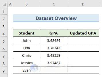 如何使用公式在 Excel 中设置小数位（5 种方法）