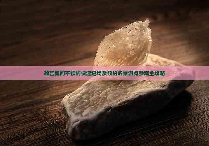 故宫如何不预约快速进场及预约购票游览参观全攻略