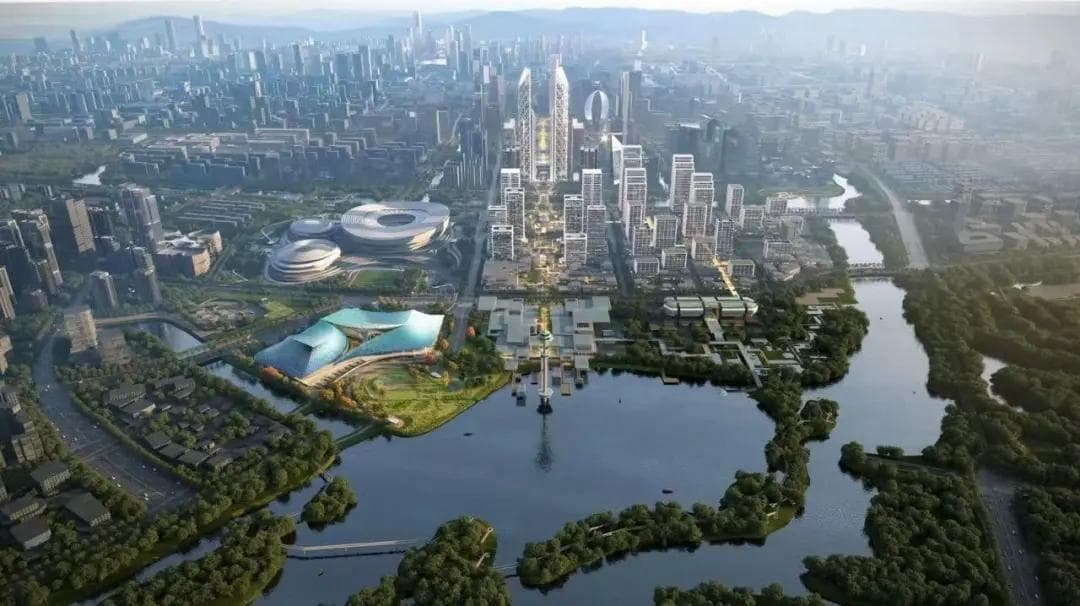 余杭区全力推进杭州城市重要新中心中轴线建设