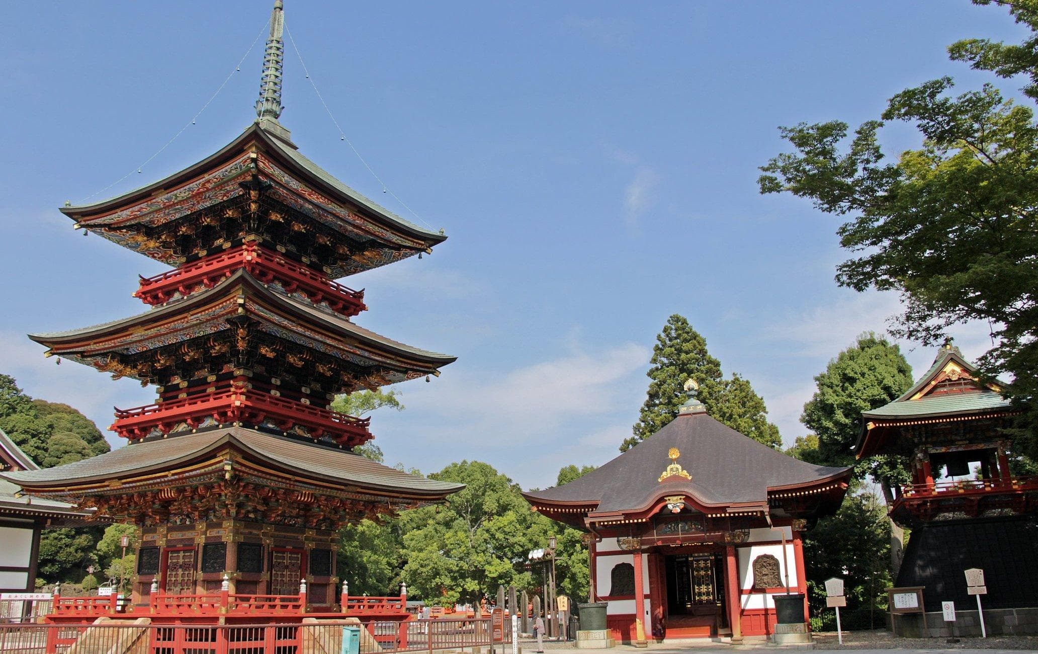 成田山新胜寺：日本关东地区最著名的佛教寺庙