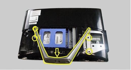 联想C340 C345一体机内存硬盘CPU拆卸与升级方法