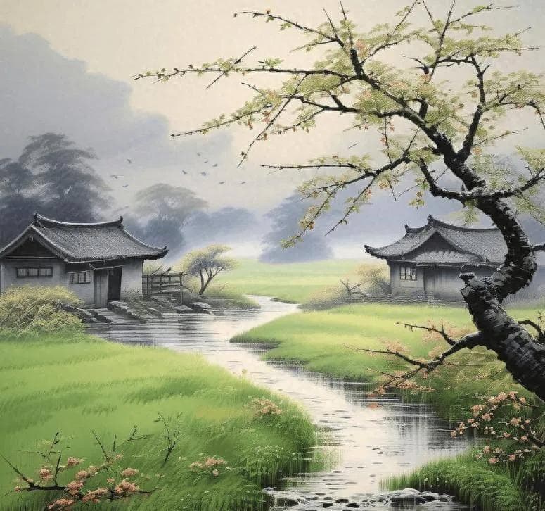 《田园乐（其六）》：王维笔下的田园诗画