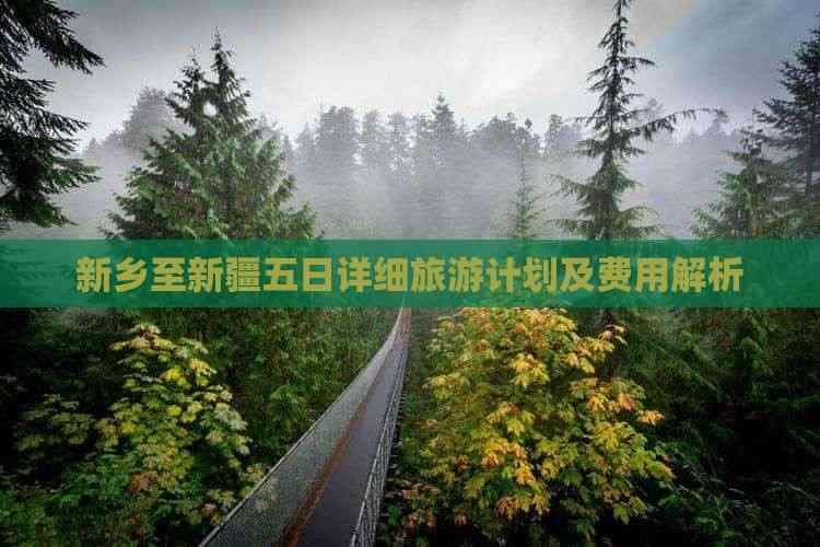 新乡至新疆五日详细旅游计划及费用解析