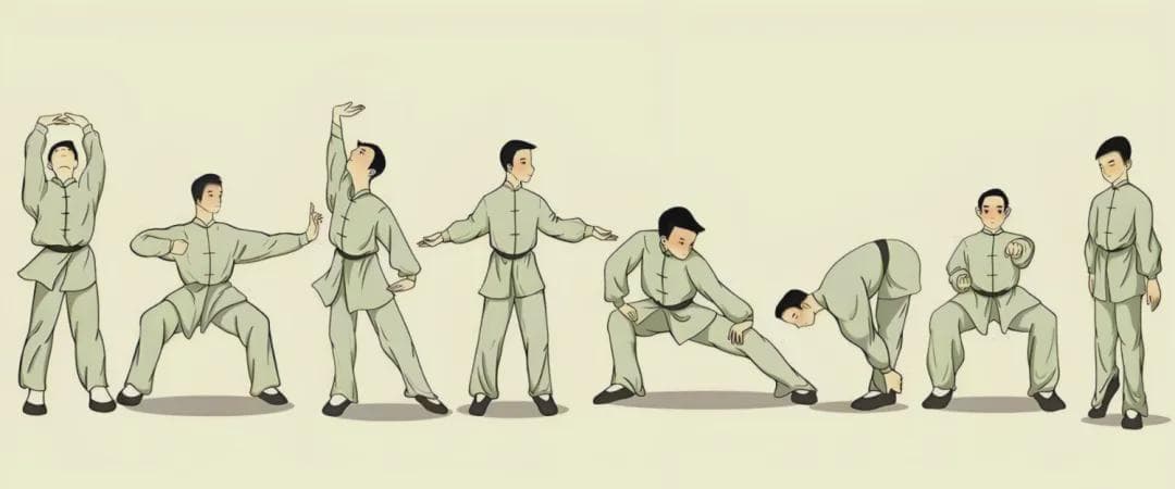 1+1>2！太极拳和八段锦的结合练习