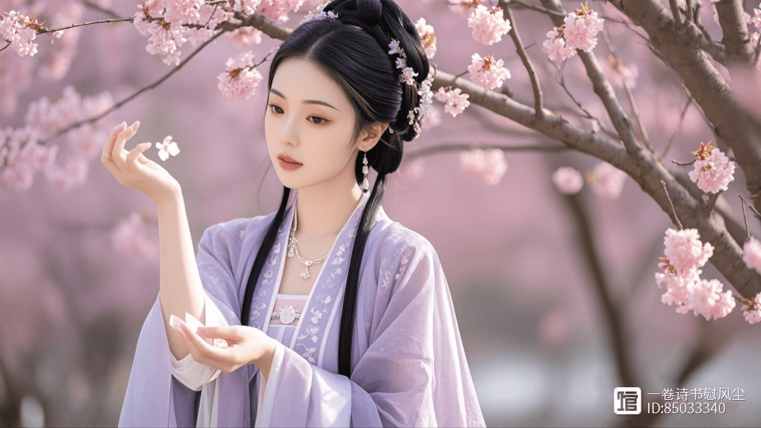 10首唯美樱花古诗词：山深未必得春迟，处处山樱花压枝