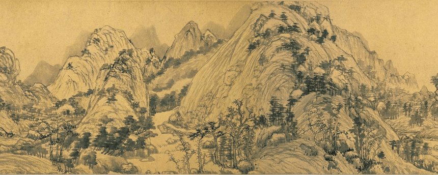 中国十大传世名画之《富春山居图》