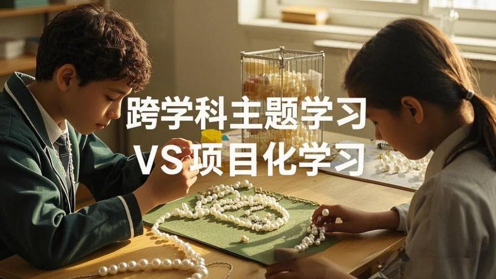 老师们最易混淆的两种教学法：跨学科主题学习VS项目化学习