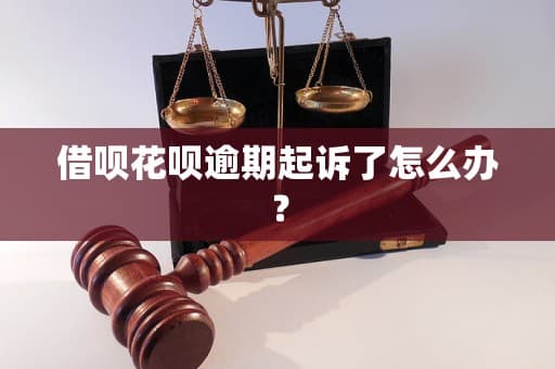 借呗花呗逾期起诉了怎么办？