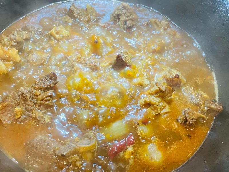 红烧羊蝎子（羊脊骨）