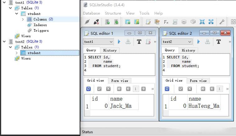 Qt C++中对多个SQLite数据库的操作详解
