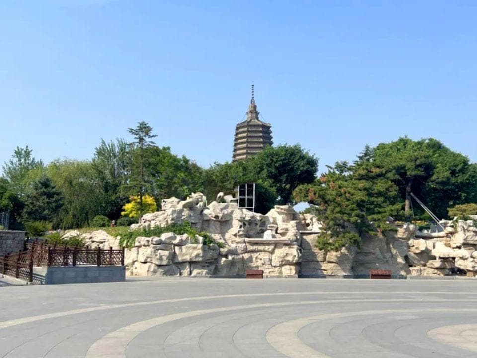 重新发现锦州「古塔公园」的美，这一次想赖着不走了.......