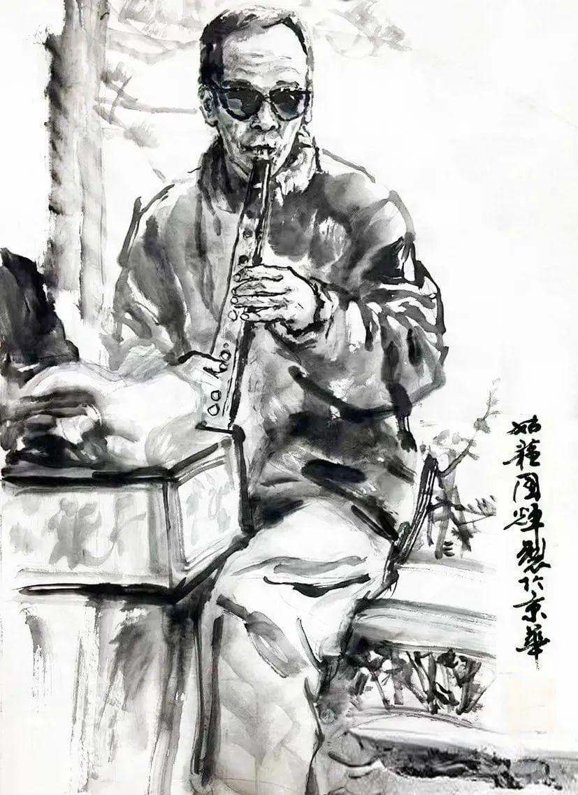 刘国辉作品赏析：墨笔勾勒人间事，丹青晕染岁月情