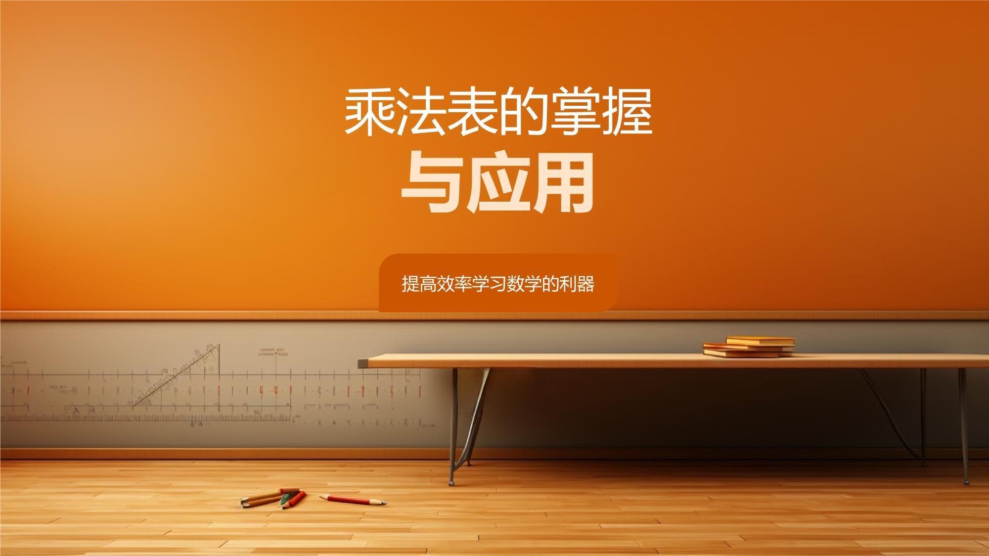 乘法表的掌握与应用