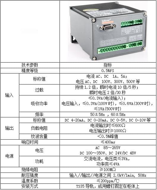 功率变送器在造纸磨浆机控制系统中的应用