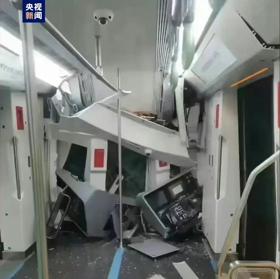 致1死2伤！官方通报西安地铁在建10号线试验线路事故