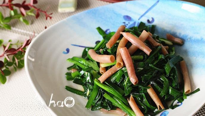 韭菜炒海肠