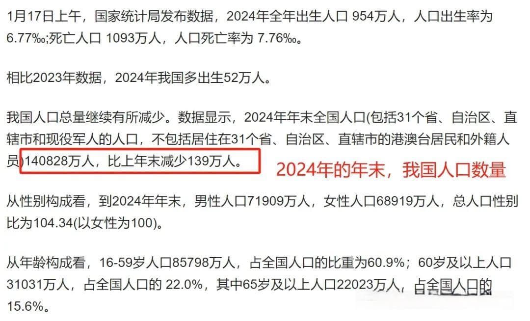 2024年，中国人均GDP有多少？很多人都算错了，给您科普正确算法