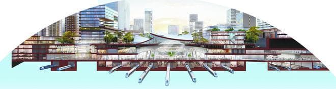一个交通枢纽，160个出入口！揭秘北京城市副中心站