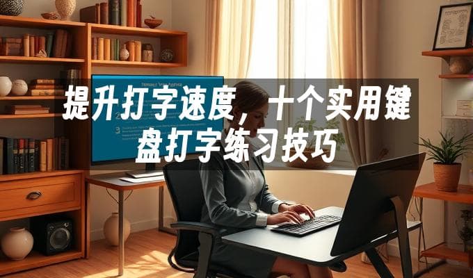 提升打字速度，十个实用键盘打字练习技巧