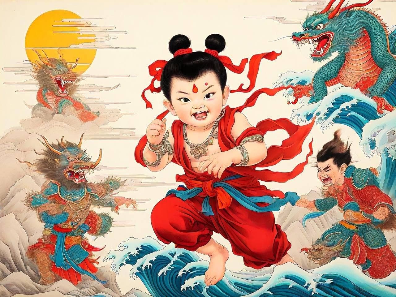 哪吒：神话传奇与文化符号的深度探寻