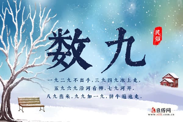 数九歌：一九二九不出手，三九四九冰上走