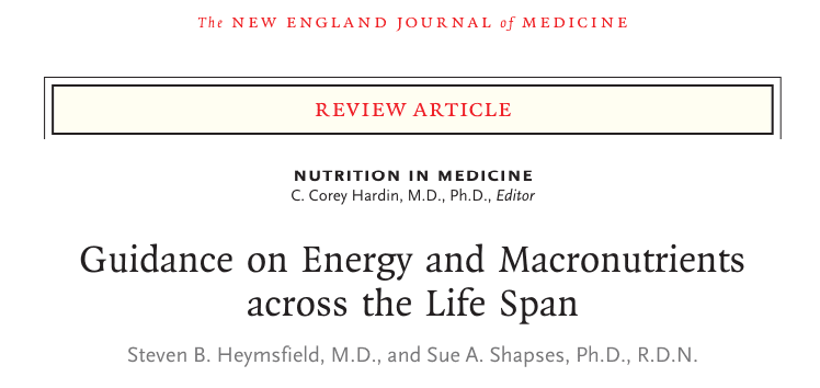NEJM最新研究：一生中碳水、脂肪、蛋白质的“最佳量”