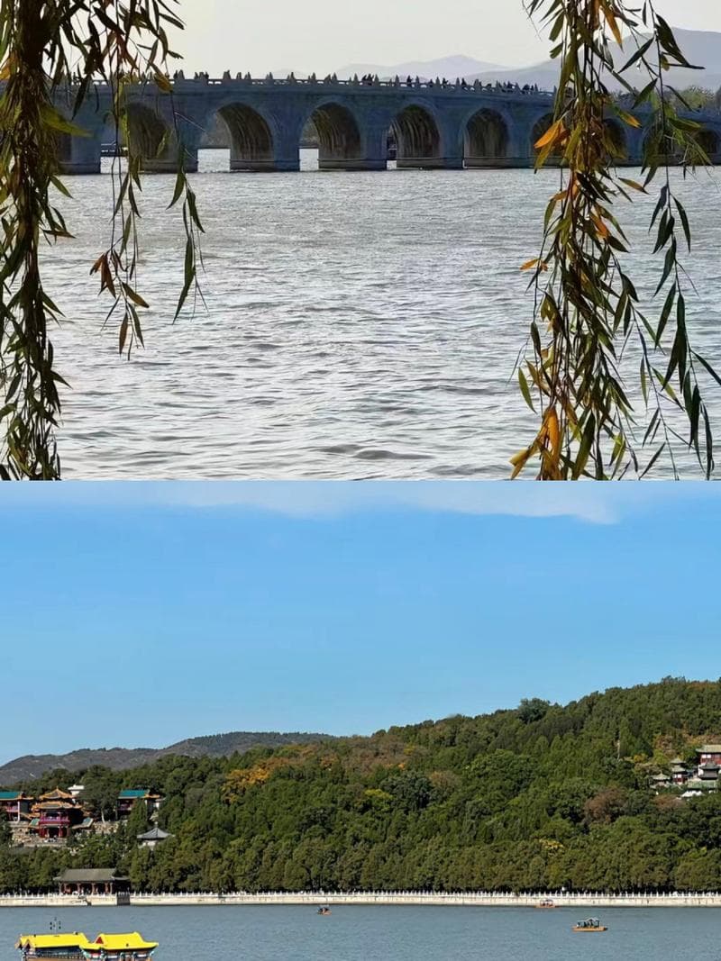 颐和园水面占比：四分之三水域打造水上园林