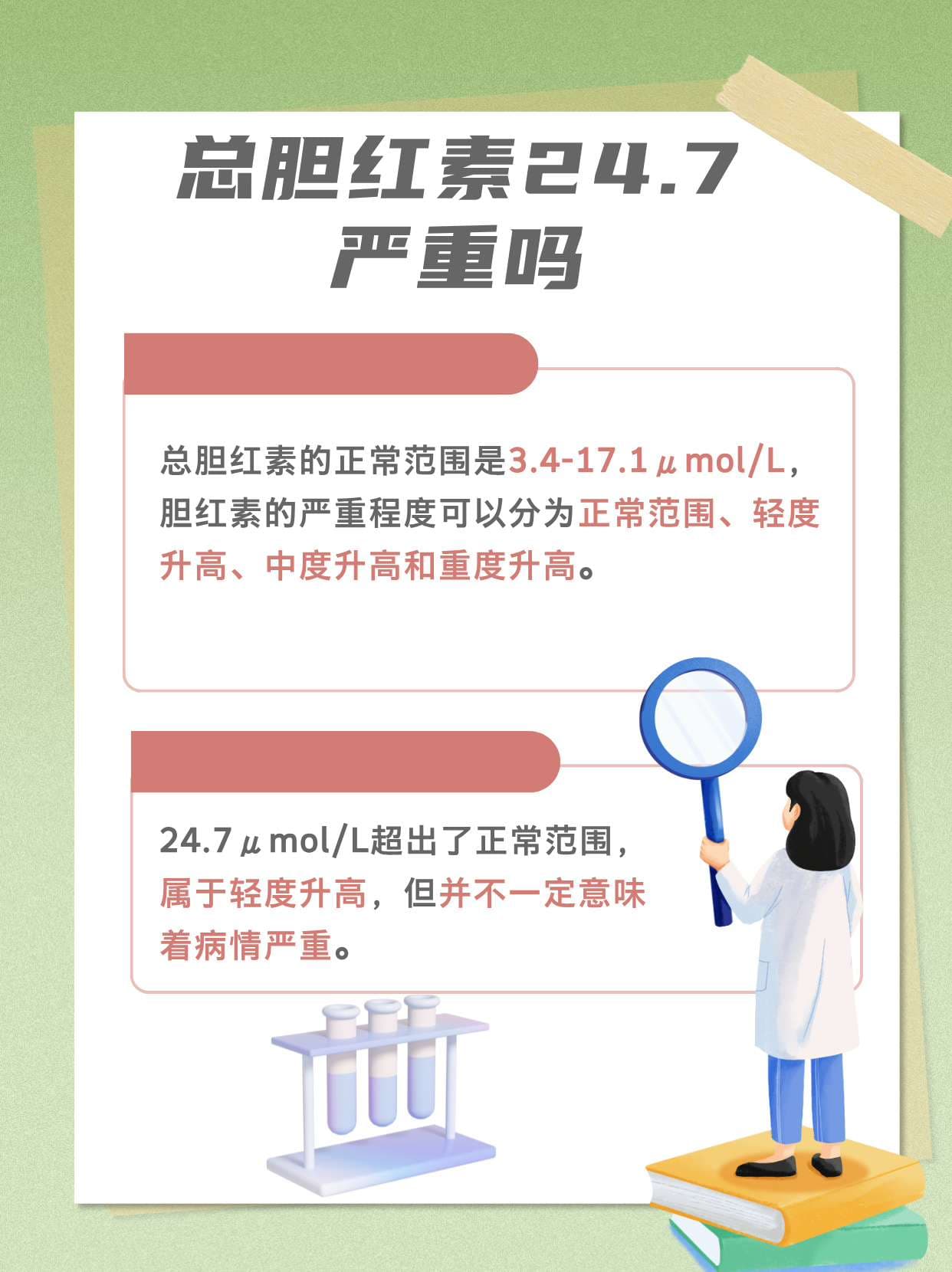 总胆红素24.7，是否严重？一文让你全掌握