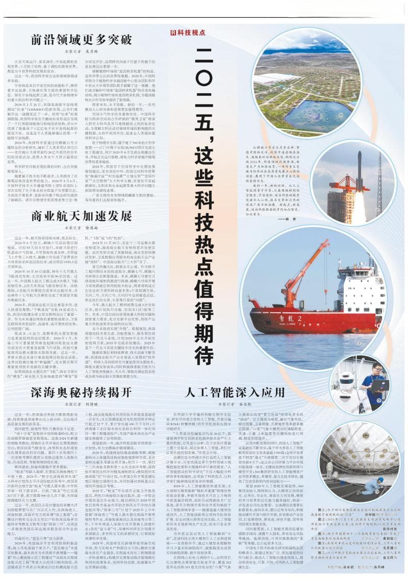 【人民日报】二〇二五，这些科技热点值得期待