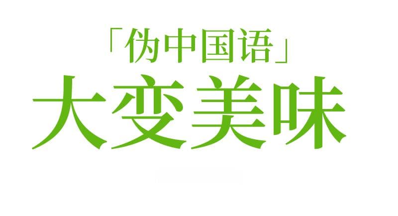 君伪中国语本当上手