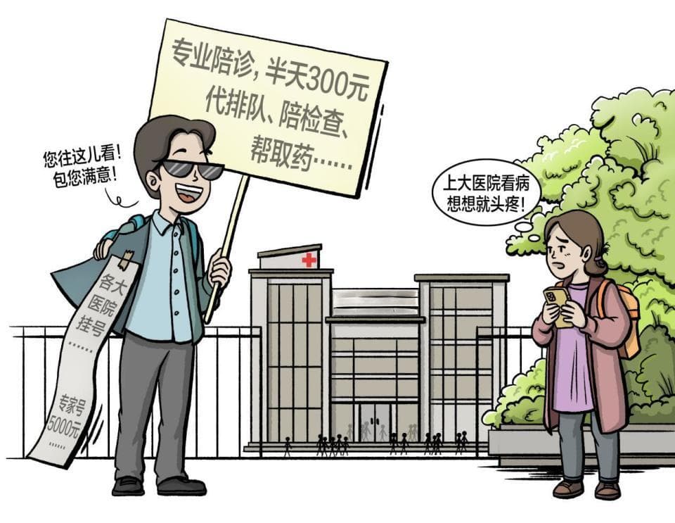 市场鱼龙混杂！这些“陪诊师”怎么成了号贩子？