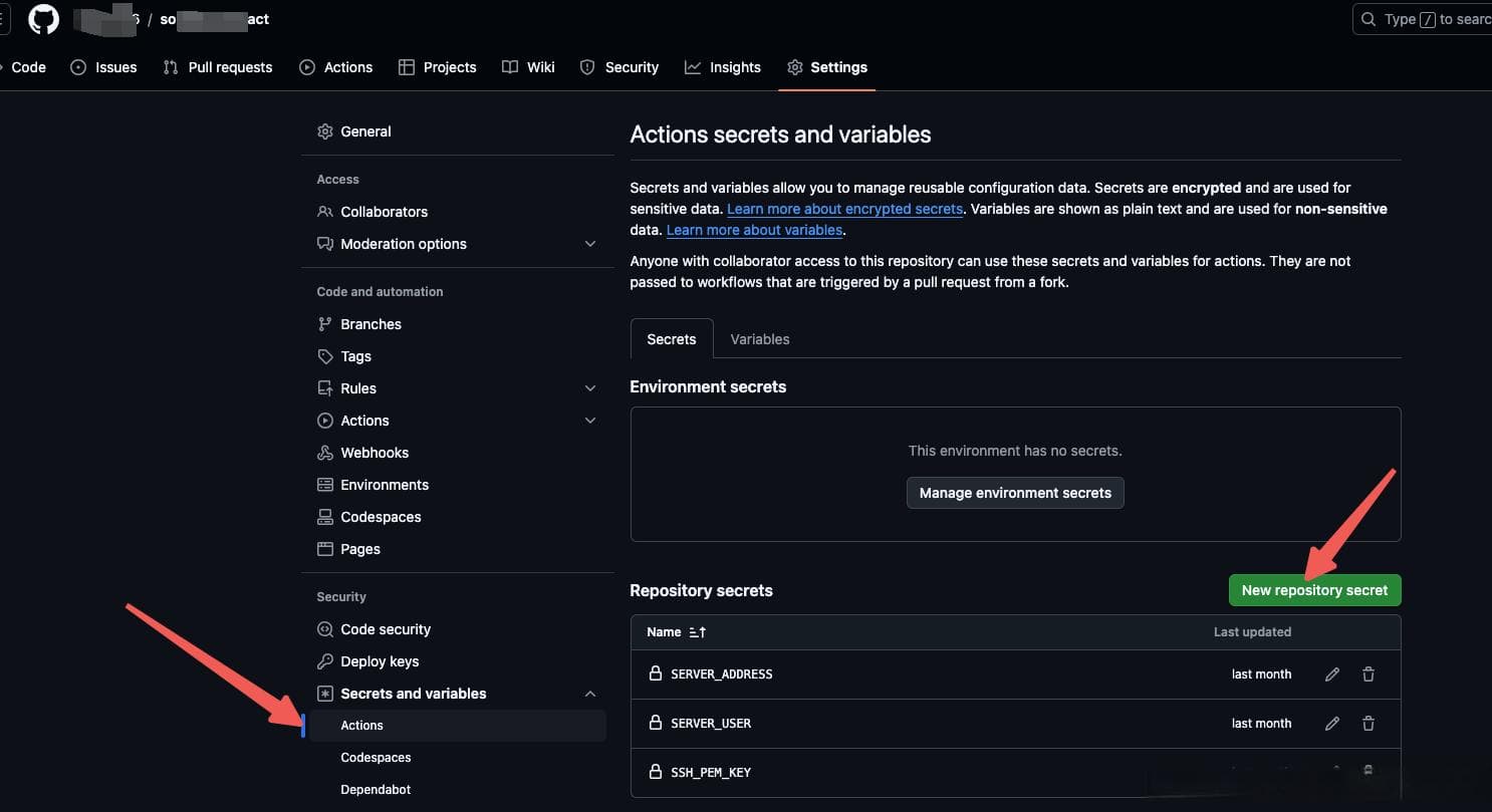 GitHub Actions实现代码自动部署与构建：从后端到前端的完整指南