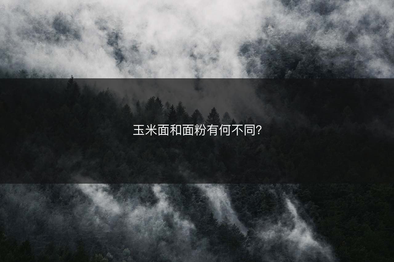 玉米面和面粉有何不同？