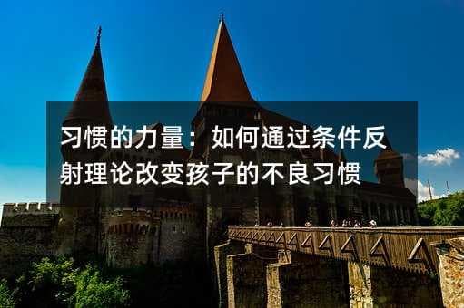 习惯的力量：如何通过条件反射理论改变孩子的不良习惯