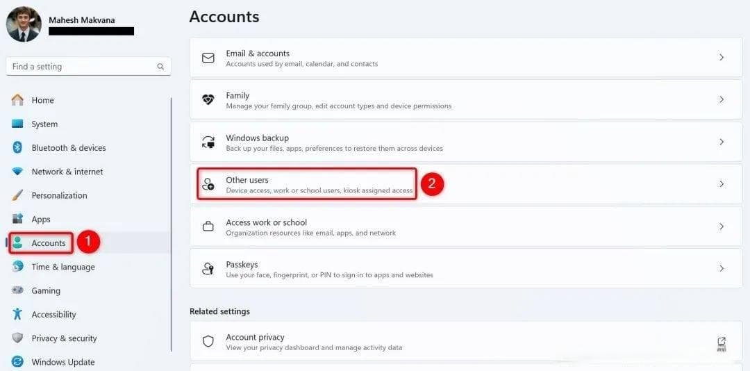 在Windows 11上查看所有用户帐户的几种方法，难易都有