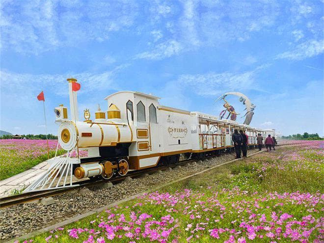 乡村花园农场观光小火车：带你走进田园风光之旅！
