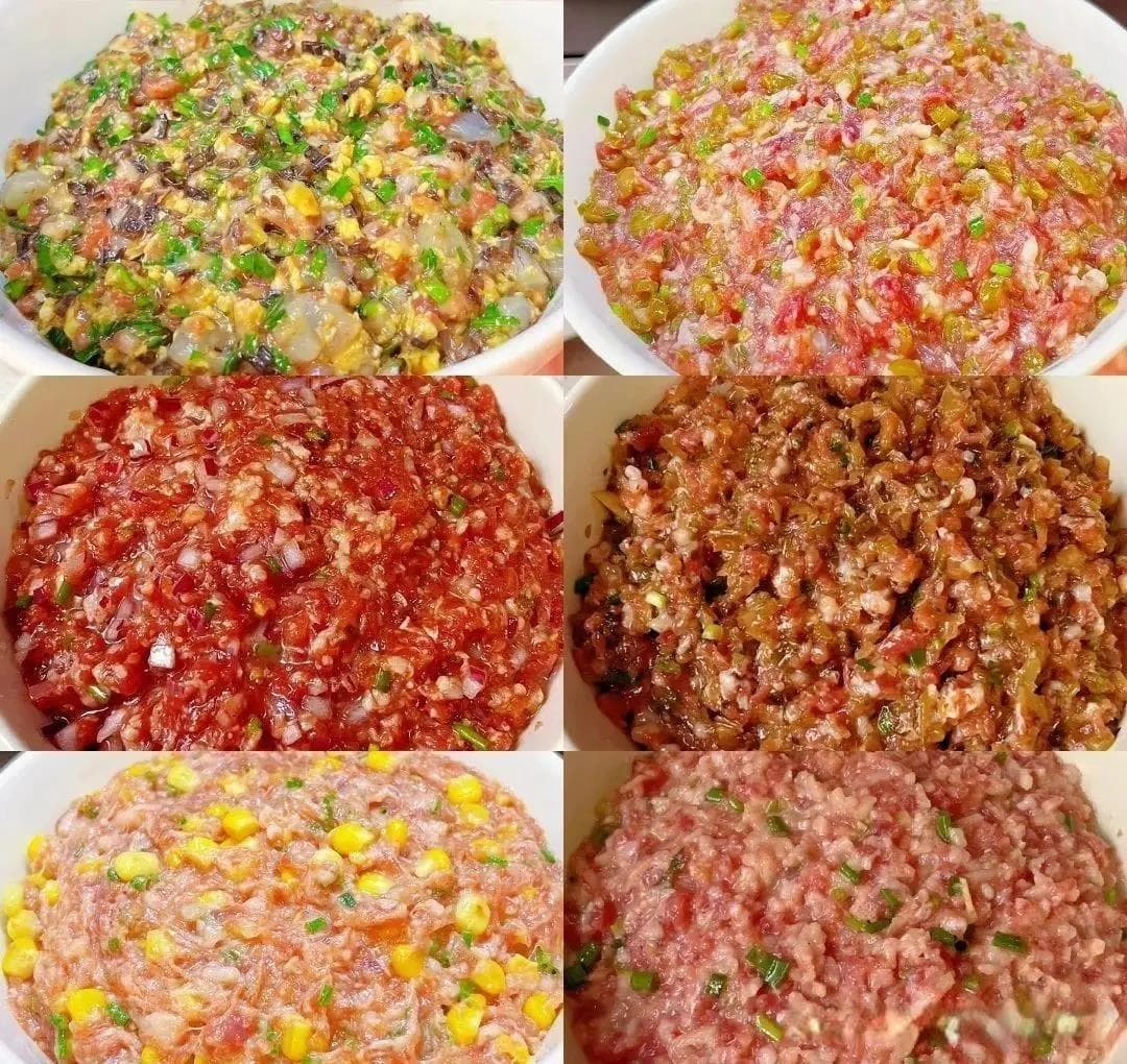 六款猪肉饺子馅，美味不重样
