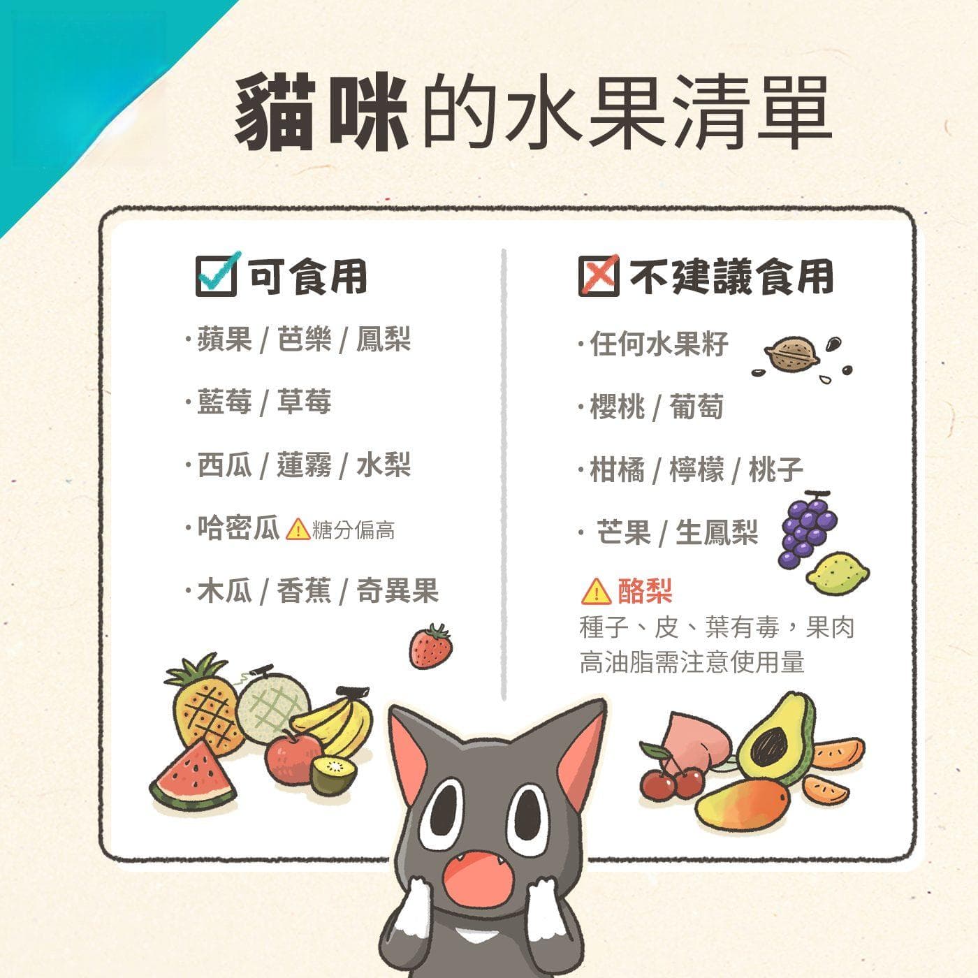 猫咪可以吃草莓吗？27种猫咪能吃、不能吃水果清单大公开！